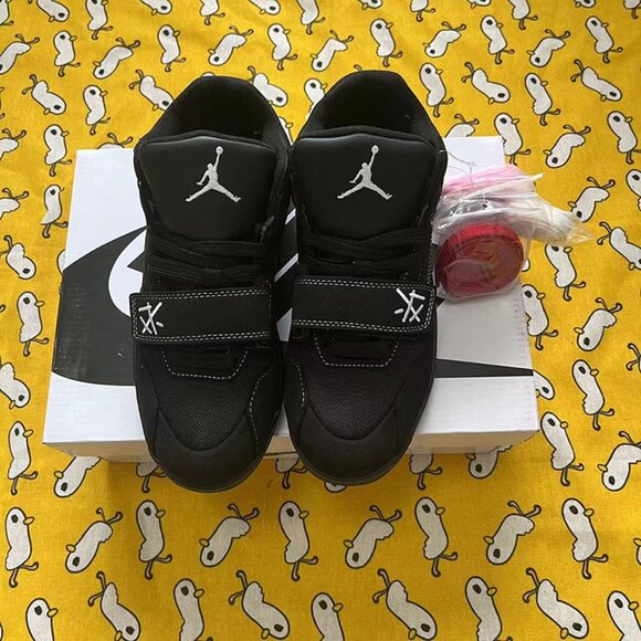 Jordan x TS Cut The Check TR ALL Black Unisex Sneakers - Picture 7 of 7